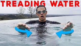 How To Tread Water For Beginners Without Getting Tired - Learn Swimming