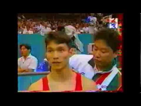 Toshiharu SATO (JPN) rings - 1996 Atlanta Olympics Team Optionals