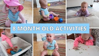 HOW TO PLAY WITH AN 8 MONTH OLD // DEVELOPMENTAL ACTIVITIES FOR AN 8 MONTH OLD BABY