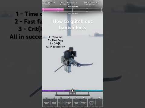 How to glitch out your bankai boss in type souls! (Depends on the bankai)#roblox #typesoul