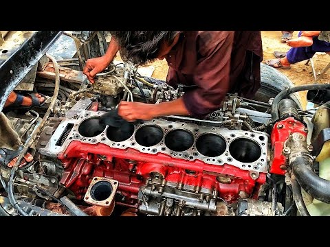 Thumbnail for Heavy Truck Engine Seized Due to Oil Filters Wear Out || Rebuilding Hino FM 8J Dum Truck Engine by Vehicle