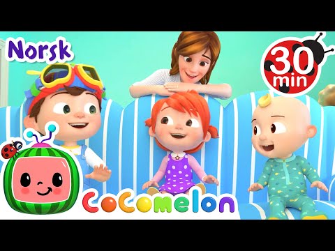 Lattersang | Vuggesanger for Babyer | CoComelon Norsk