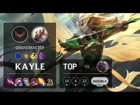 Kayle Top vs Poppy - EUW Grandmaster Patch 12.2