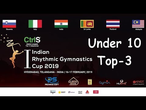 1st Indian Rhythmic Cup Hyderabad 2019 - Under 10 Top 3