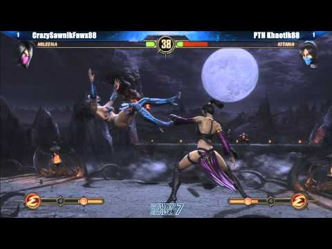 MK9 Losers Final CrazySawnikFawx88 vs PTH Khaotix88 - Winter Brawl 7 Tournament