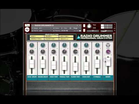 Radio Drummer Drum Software For Kontakt 5 - A Must Have For Music Producers!