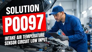 How To Fix P0097 OBD II Error Code - Intake Air Temperature Sensor Circuit Low Input