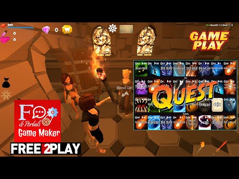 Fog & Portals - Game Maker ★ Gameplay ★ PC Steam [ Free to Play ] quest level game 2021 ★ 1080p60FPS