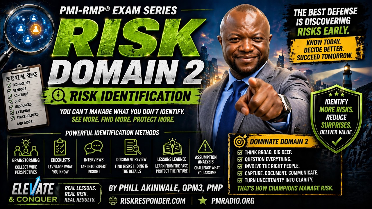 Risk Management Professional PMI-RMP MASTERCLASS - DOMAIN 2 (RISK IDENTIFICATION)