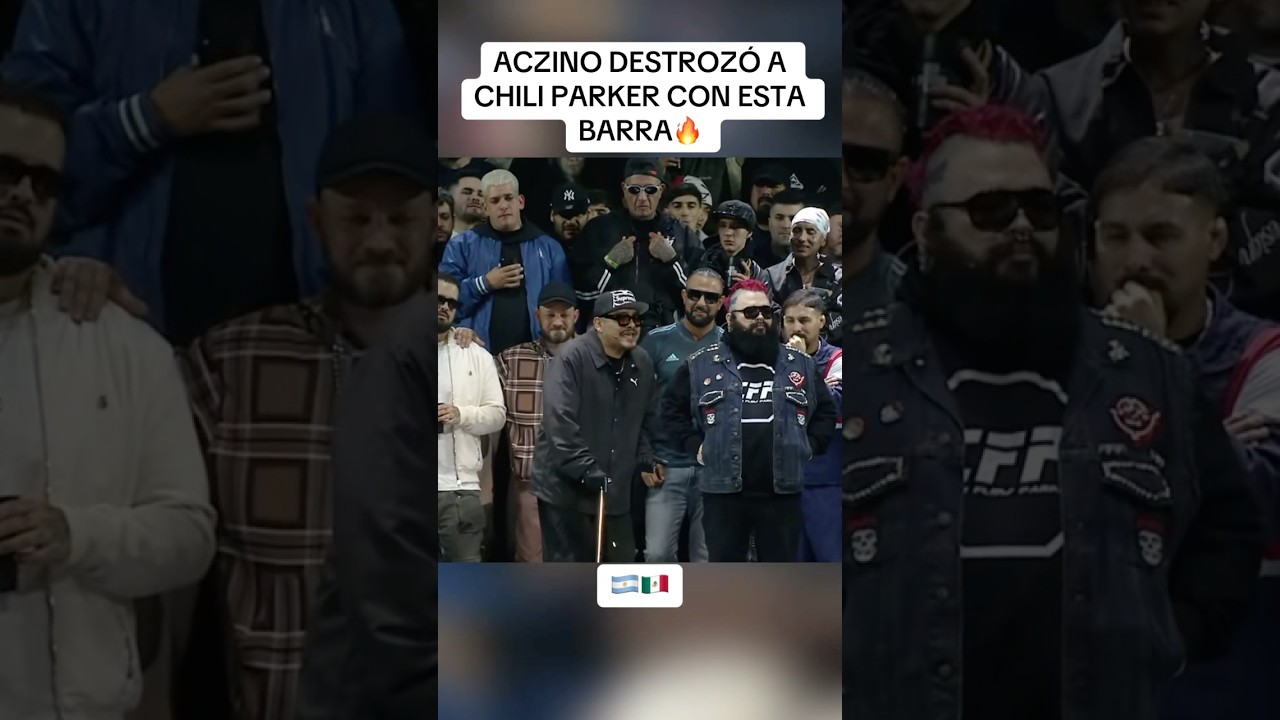ACZINO DESTROZÓ A CHILI PARKER CON ESTA BARRA🔥 #aczino #chiliparker #ligabazooka #rap