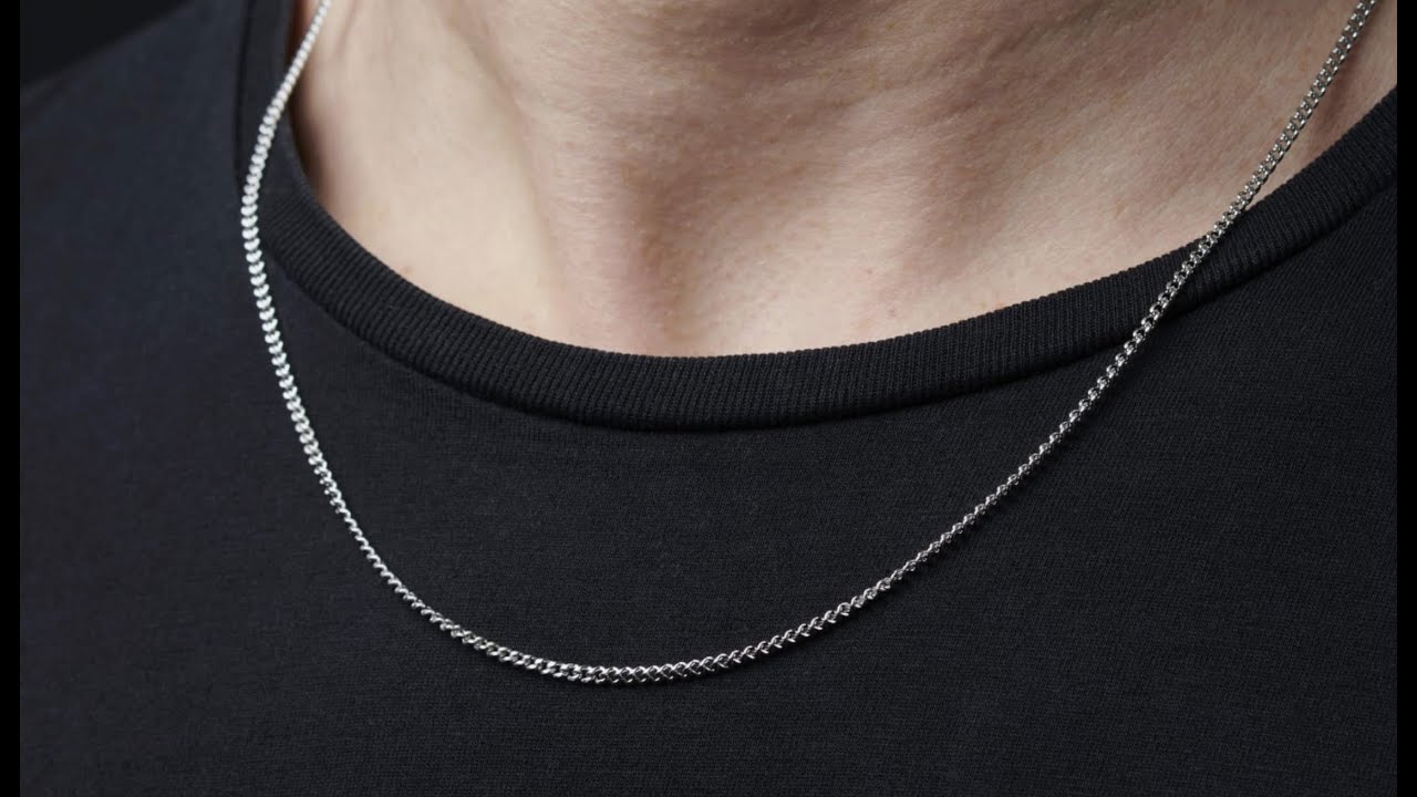 Men's Stainless Steel Necklace | 2mm Chain Necklace