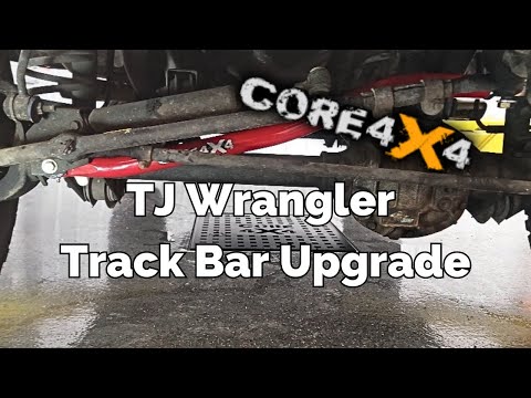 Wrangler TJ Camp Series Front Track Bar Install — Core 4x4