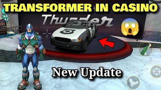 Police Transformer in Casino New Update in Rope Hero Vice Town Game || Classic Gamerz