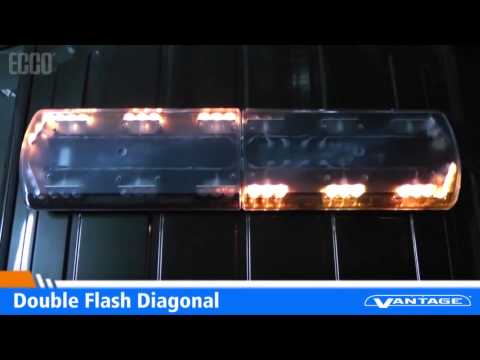 ECCO Vantage Vision Alert 12 Series LED Lightbars Flash Patterns from Dun Bri Group
