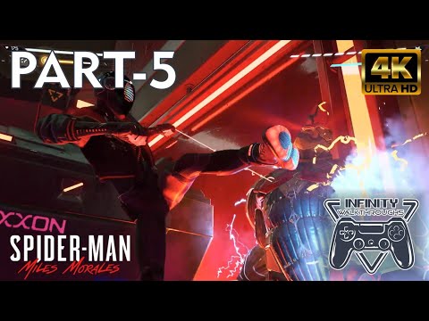 SPIDERMAN: MILES MORALES PS5 WALKTHROUGH 4K 60FPS HDR PS5 GAMEPLAY PART 5 - (FULL GAME)