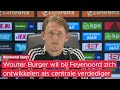 Feyenoord-middenvelder Wouter Burger: 'Ik weet van FC Basel en Sparta'
