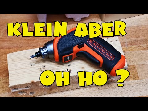 Black+Decker 3,6 Volt Akku-Schrauber BDAS36V - Vorstellung und Einsatz
