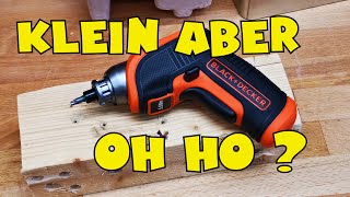 Black+Decker 3,6 Volt Akku-Schrauber BDAS36V - Vorstellung und Einsatz