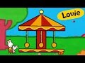 Louie Draw Me A Merry Go Round Learn To Draw Cartoon For Kids