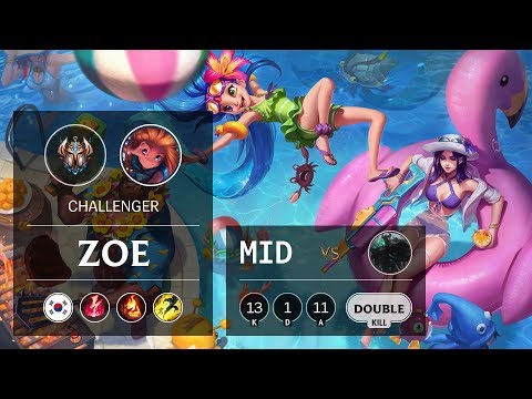 Zoe Mid vs Mordekaiser - KR Challenger Patch 9.14