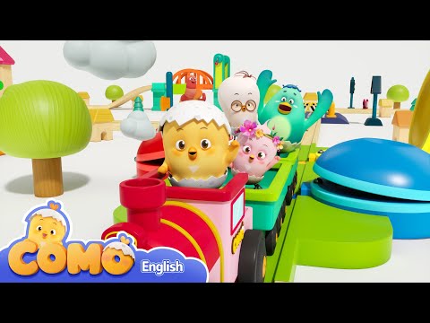 Learn English Words While Playing with Trains! | Surprise Como