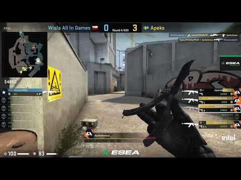 WISLA KRAKOW VS APEKS | MAP 2 | OVERPASS | ESEA MDL SEASON 36 EUROPE