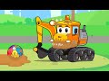 Bagger Kinderfilm Baue Einen Spielplatz Vroom Vroom Cartoon Für Kinder