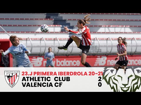 ⚽ RESUMEN I Athletic Club 2-0 Valencia CF I J23 Primera Iberdrola 2020-21 I Laburpena