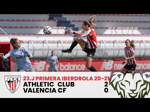 Imagen de portada del video ⚽ RESUMEN I Athletic Club 2-0 Valencia CF I J23 Primera Iberdrola 2020-21 I Laburpena