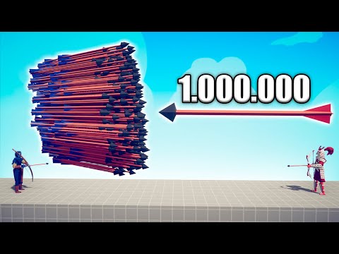 1.000.000 DAMAGE ARCHER vs EVERY GOD - TABS | Totally Accurate Battle Simulator 2024