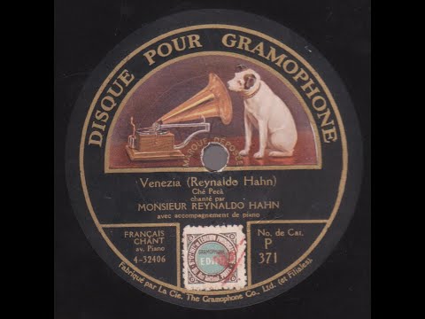 Reynaldo Hahn    " Venezia "   1919