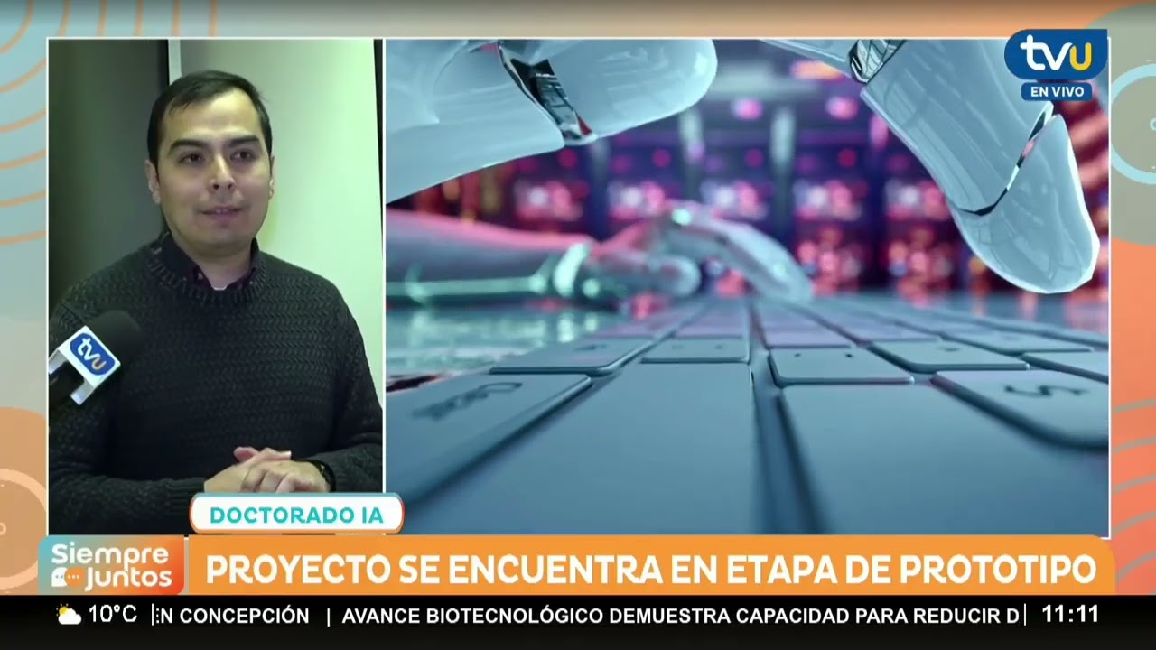 Entrevista a Dr. Carlos Rey, del Doctorado en Inteligencia Artificial, en ‘Siempre Juntos’  TVU