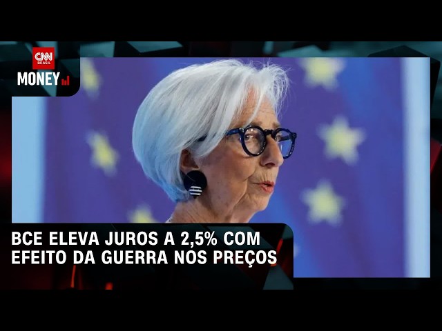 BCE sobe juros na zona do euro em meio à pressão por guerra no Irã | MONEY NEWS
