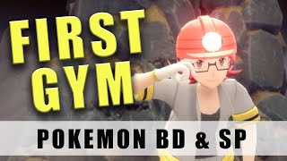 Pokémon Brilliant Diamond and Shining Pearl how to beat First Gym - Roark Rock Gym, Oreburgh City