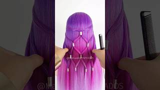 Super cute hairstyle 🎀 #braids #beauty #hair #viral #hairstyles