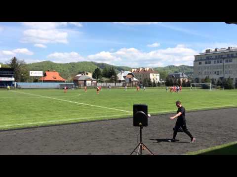 mecz V liga LKS Pisarowce-Orzeł Faliszówka 02 05 2015 Gol 1 1