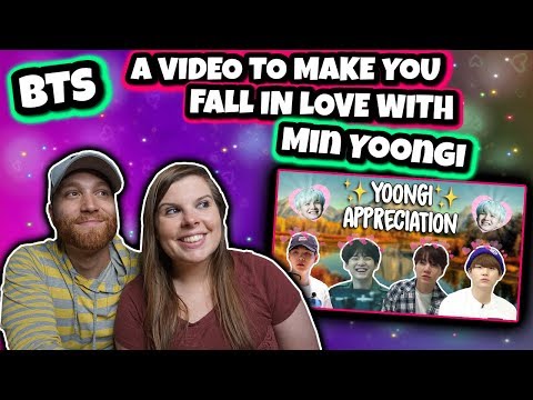 a video to make you fall in love with Min Yoongi Reaction Video