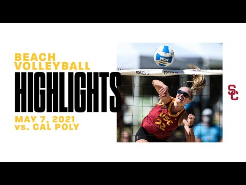 Beach Volleyball: USC 3, Cal Poly 0 - Highlights 5/7/21