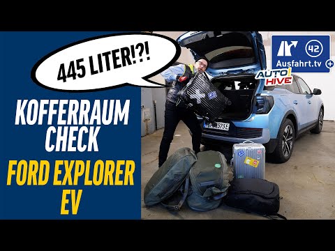 Trunk check: Ford Explorer - what fits in the trunk? Bicycle? Ladder? Suitcase? Bags?