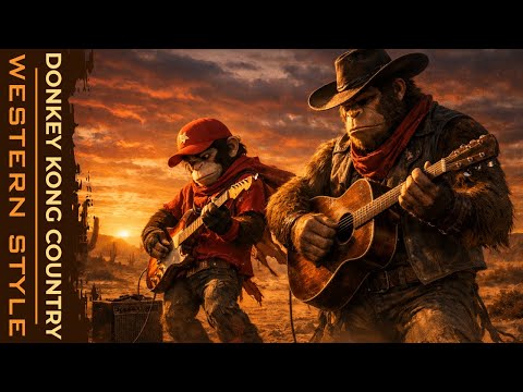 Classic DKC Themes in Pure Western Guitar