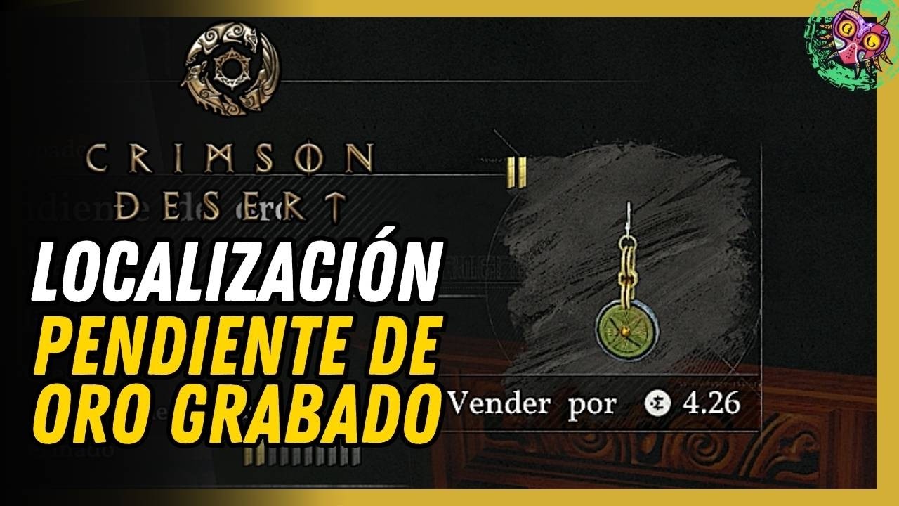 Cómo Conseguir Pendiente De Oro Grabado Fácil | Ubicación Exacta Crimson Desert Cómo Conseguir Pendiente De Oro Grabado Fácil | Ubicación Exacta Crimson Desert