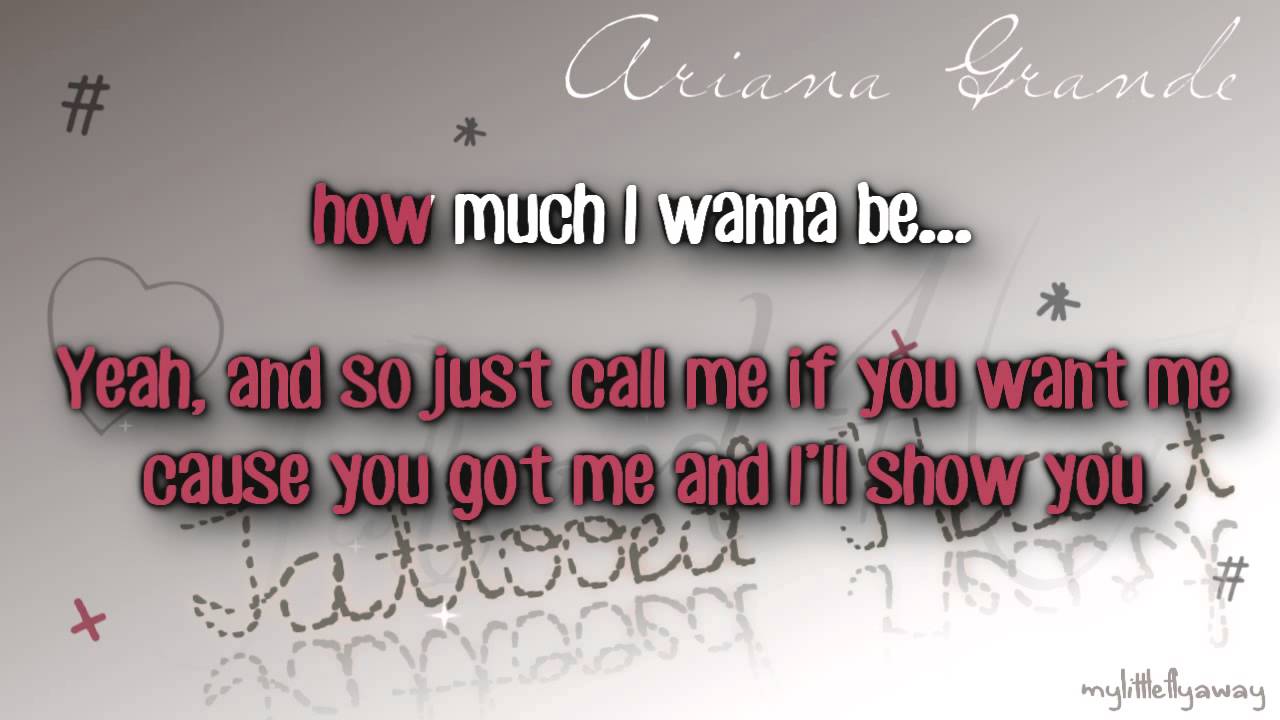 Ariana Grande - Tattooed Heart Karaoke/ Instrumental