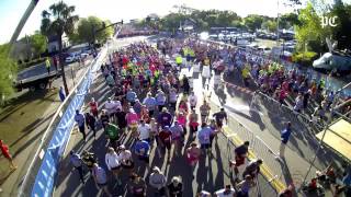 Timelapse video from 2017 Cooper River Bridge Run starting line