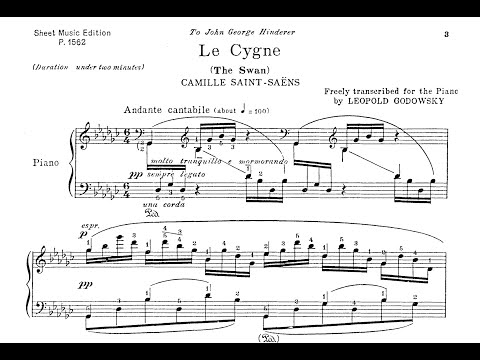 Saint-Saëns/Godowsky - Le Cygne (The Swan) [Yunchan Lim]