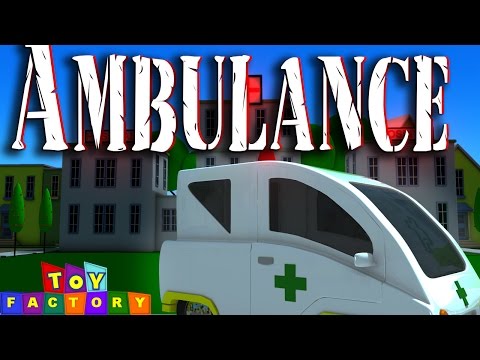 ambulance videos for children | ambulance  cartoon for kids | kids ambulance toy