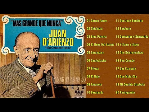 JUAN D'ARIENZO Y SU ORQUESTA TIPICA - CANTA- ALBERTO ECHAGÜE - JOYAS DEL LUNFARDO (DISCO COMPLETO)