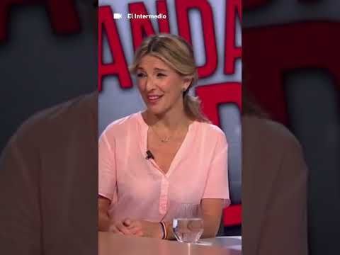 Yolanda Díaz reconoce que Sánchez "es un pibón"