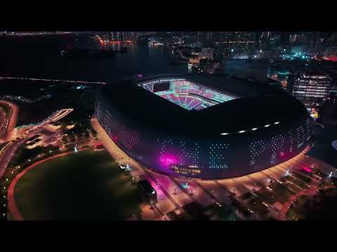 Asian Games-themed Dynamic Light Show set for Kai Tak Stadium Façade