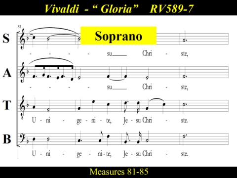 Vivaldi - Gloria - RV589  - 7 Domine Fili - Soprano