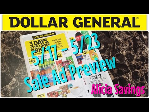 5/17 - 5/23 Sale Ad Preview ! Dollar General Sale Ad Preview